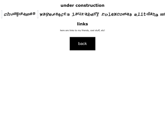 links screenshot