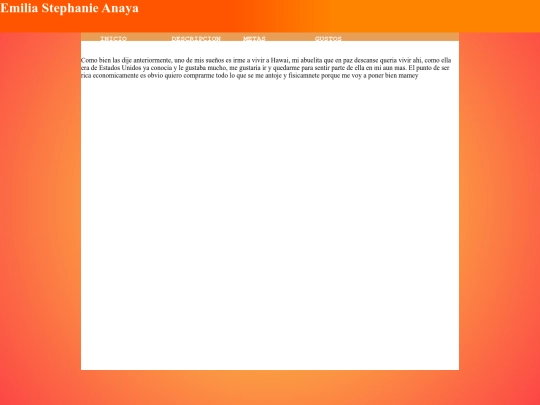 Diseño/metas screenshot