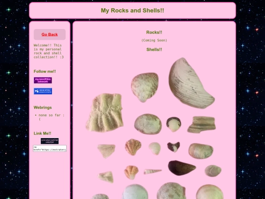 rocksandshells screenshot