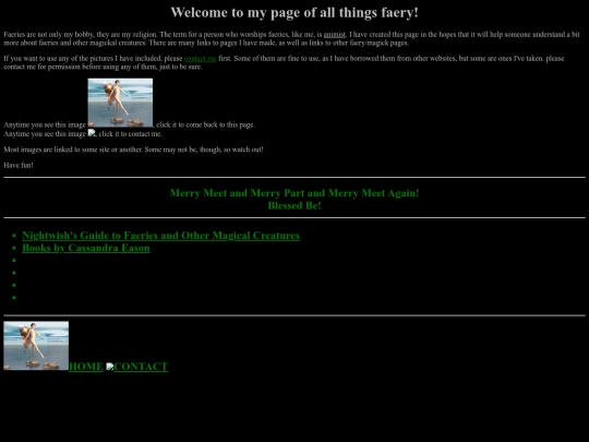 faery/faerypage screenshot