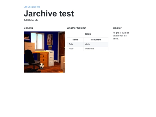 test screenshot