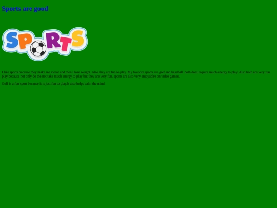 sport screenshot