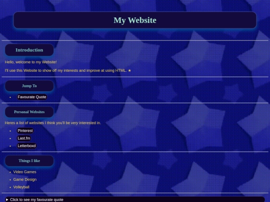 index screenshot