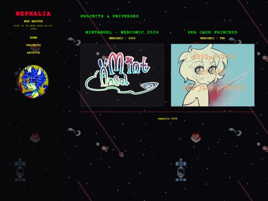 projects screenshot