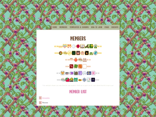 members screenshot