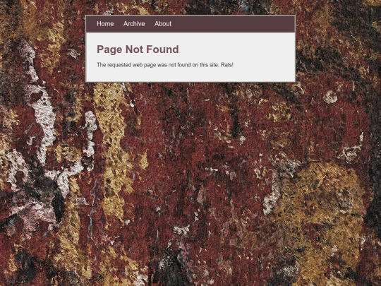 not_found screenshot