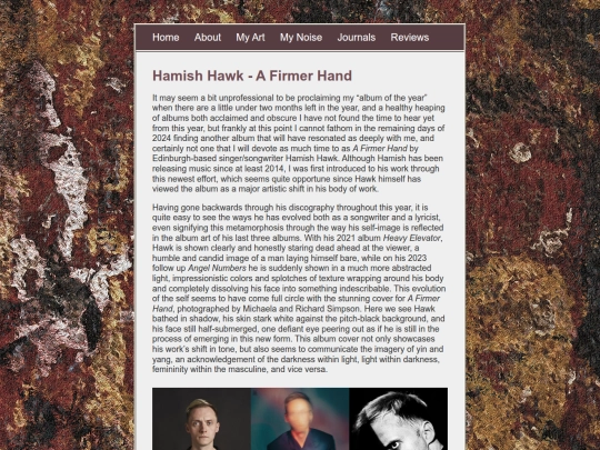 posts/Hamish Hawk - A Firmer Hand screenshot