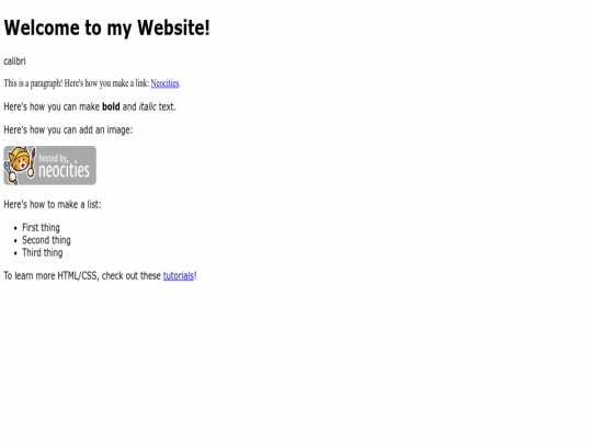 index screenshot