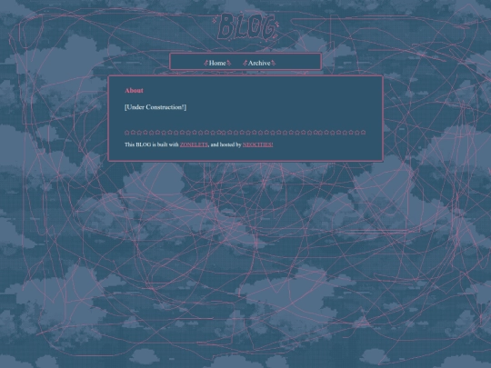 blog/about screenshot