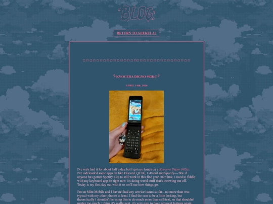pages/blog screenshot