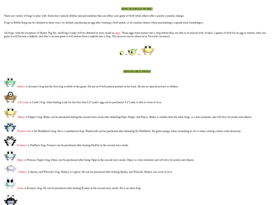 pages/shrines/RibbitKing/pages/frogs screenshot