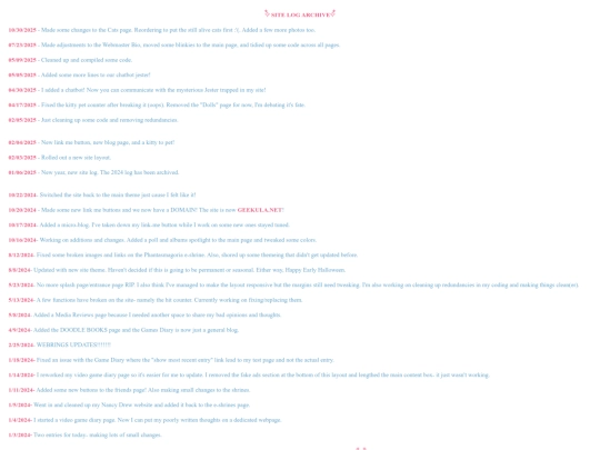 sitelogarchive screenshot