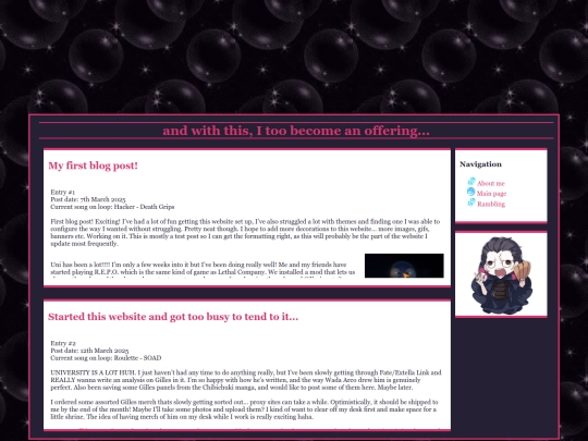 blog screenshot