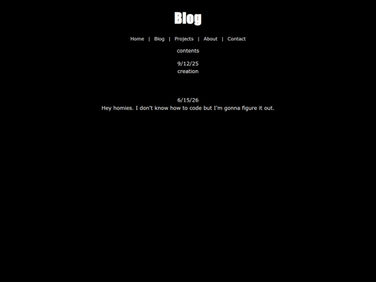 blog screenshot