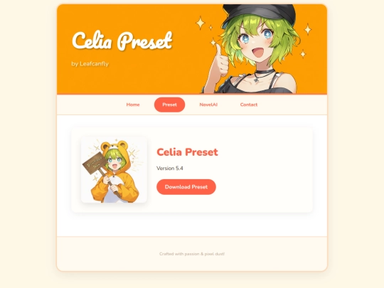 presets screenshot