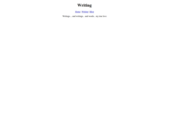 subpages/writings screenshot