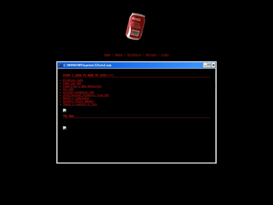 links screenshot