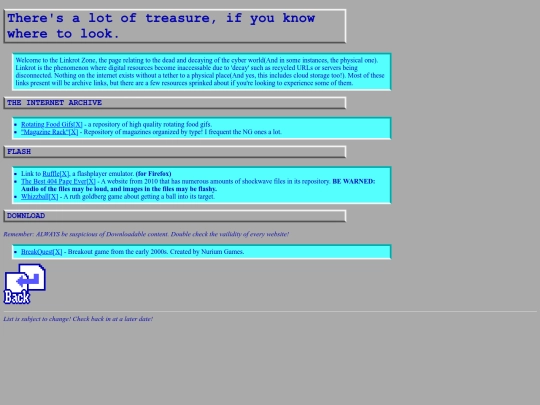 Linkrot screenshot
