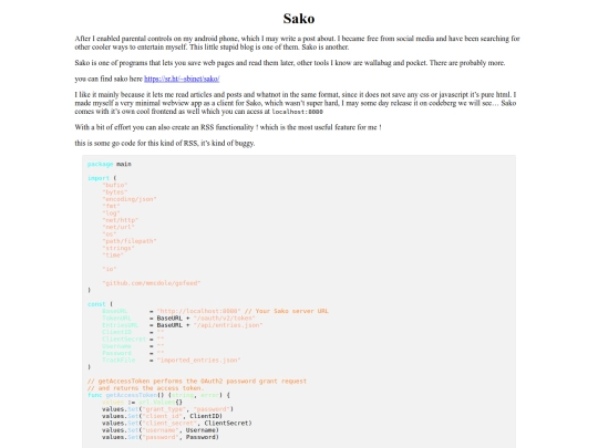 sako screenshot