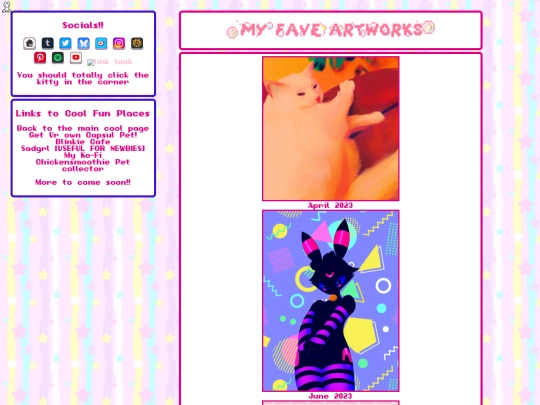 MyFaveArts screenshot