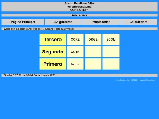 COREP3/asignaturas screenshot