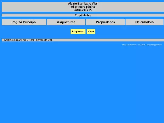 COREP3/propiedades screenshot