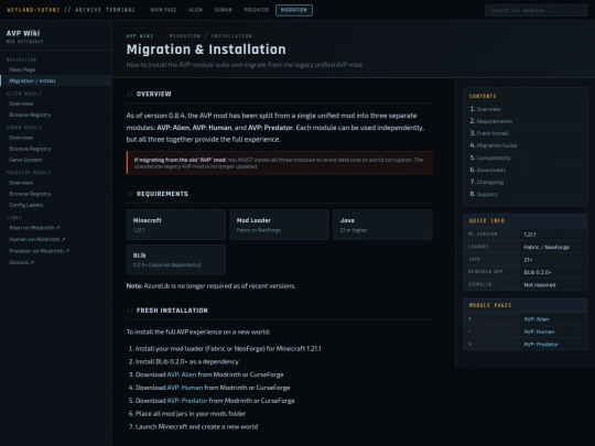 migration screenshot