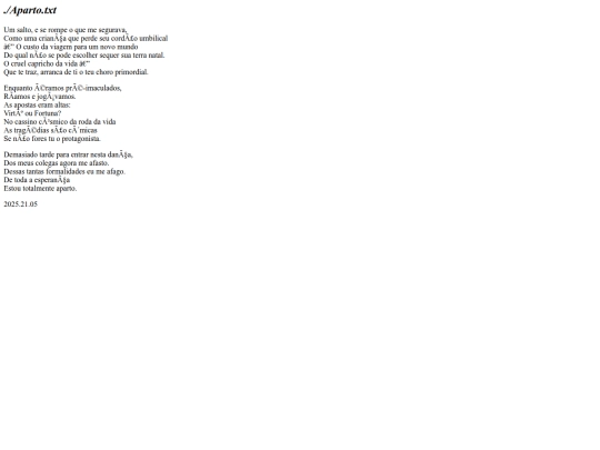 poemas/Aparto screenshot