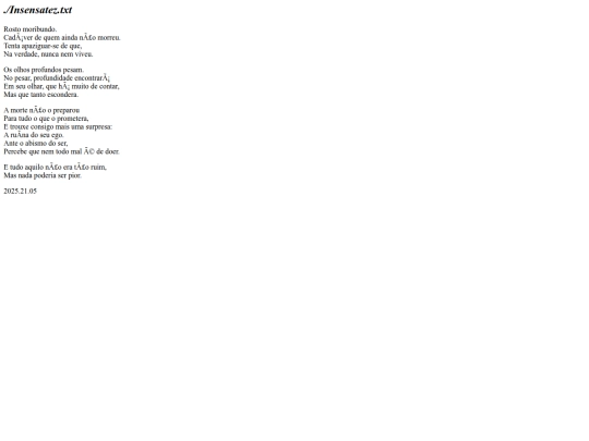poemas/Insensatez screenshot