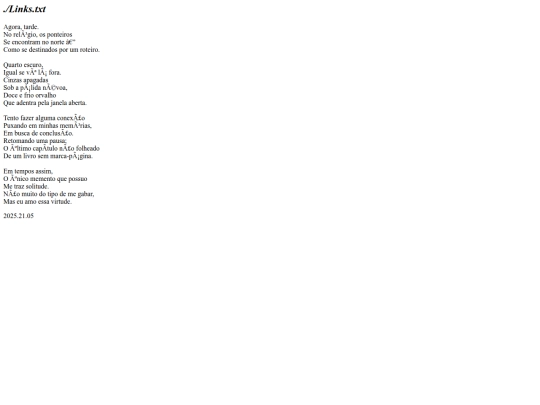 poemas/Links screenshot