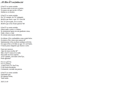 poemas/o-heroi-sozinho screenshot