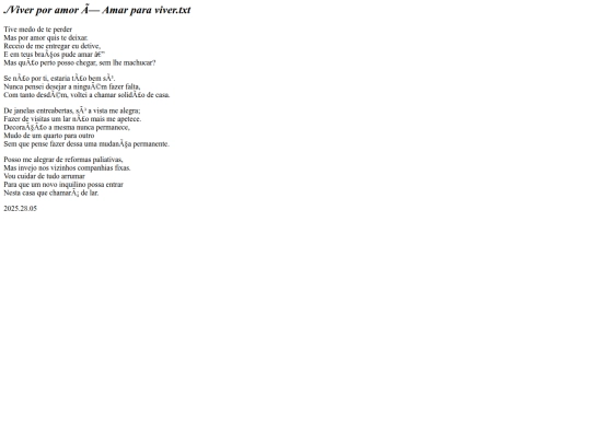 poemas/viver-por-amor screenshot