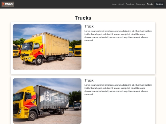 HTML/Truck screenshot