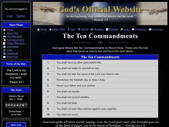 commandments screenshot