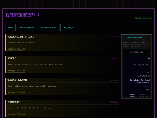 Archive screenshot