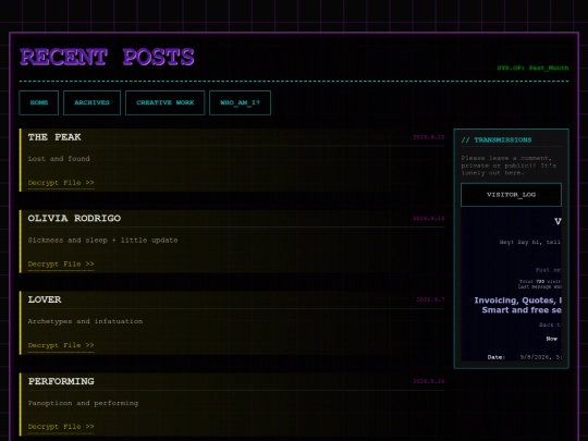 Recent_Posts screenshot