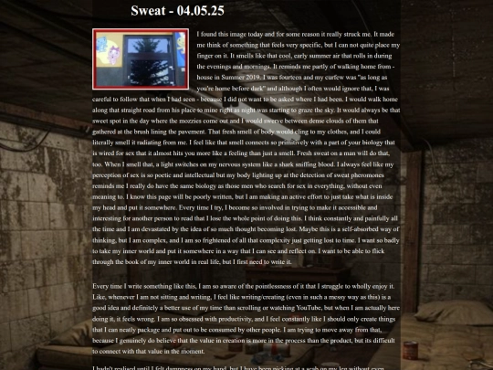 BLOGS/sweat3 screenshot