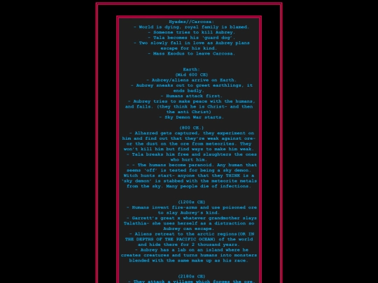 Timeline screenshot