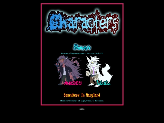 characters screenshot