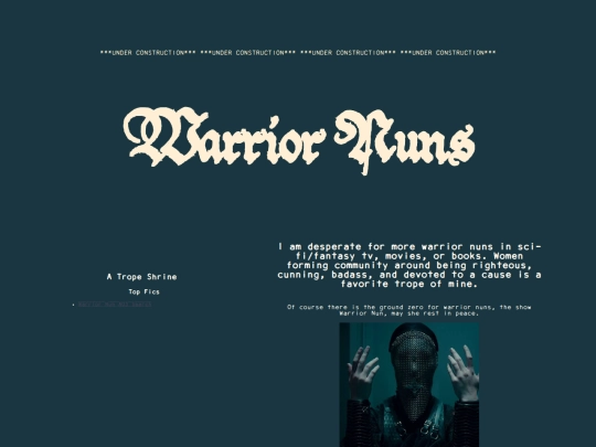 fannishbehavior/warriornuns screenshot