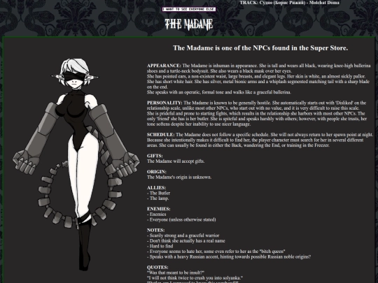 madame screenshot