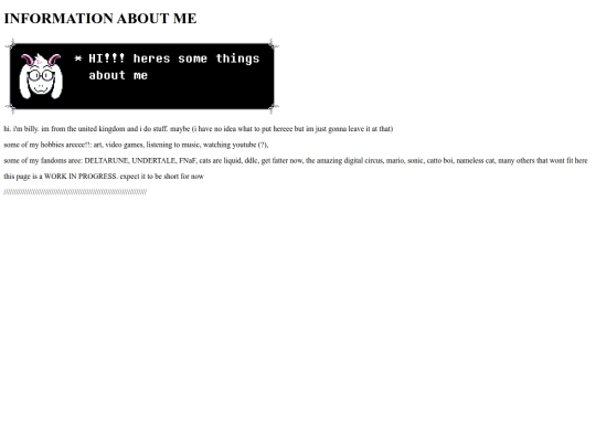 aboutme screenshot
