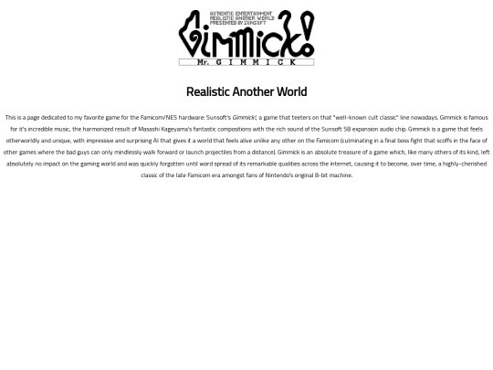 gimmick screenshot