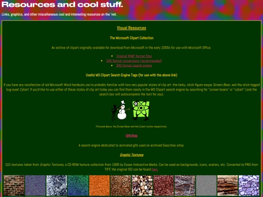 resources screenshot