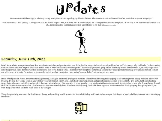 updates screenshot
