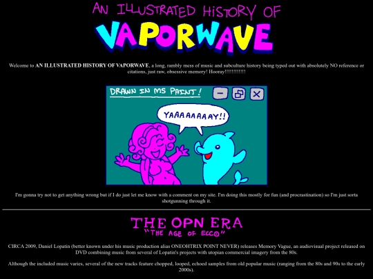 vaporwave screenshot