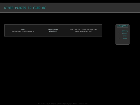 links screenshot