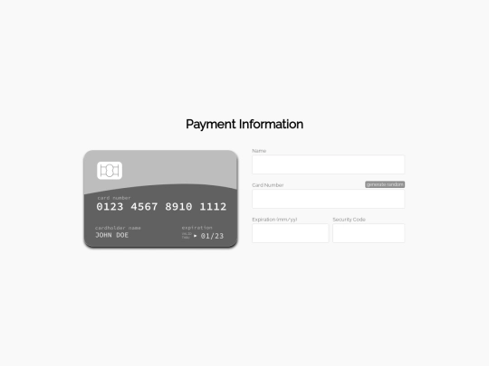 Credit-cart screenshot