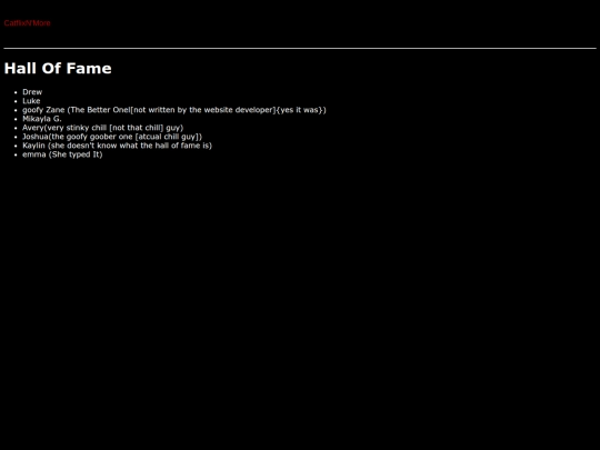 HallOfFame screenshot