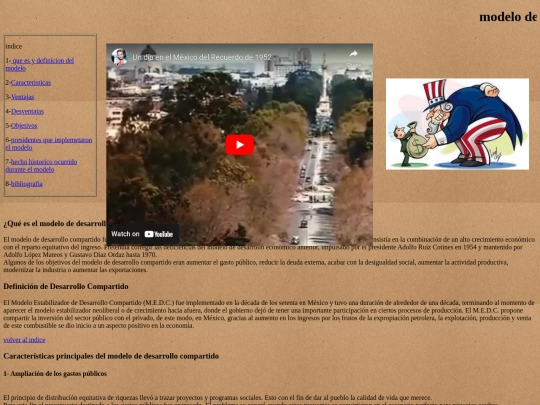 proyecto/modello de desarrollo compartido screenshot